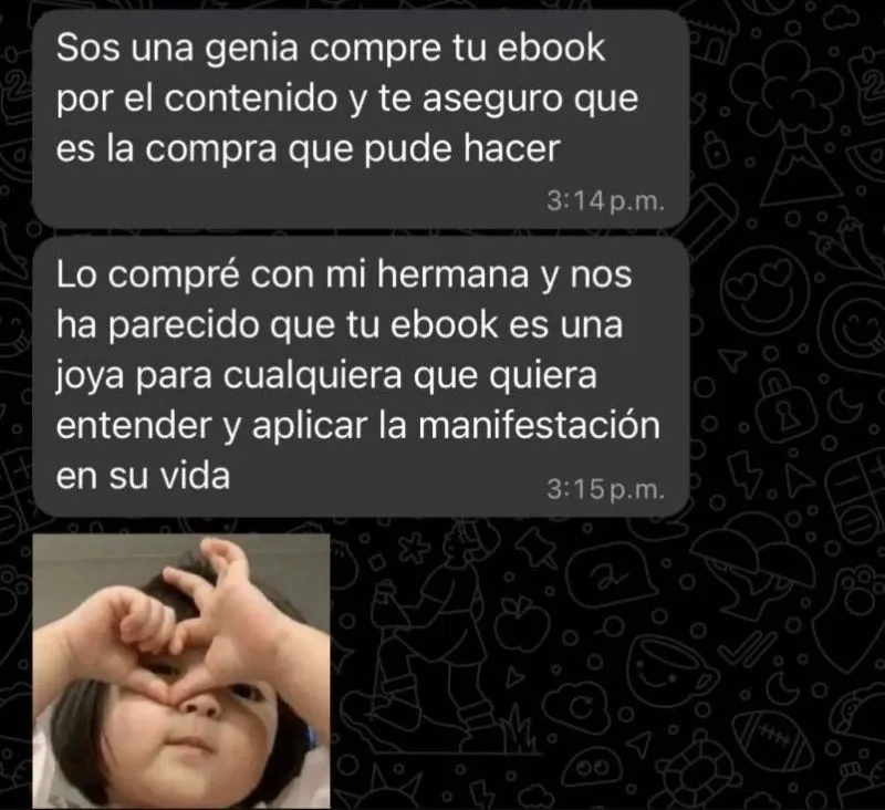 Mensaje original de una lectora